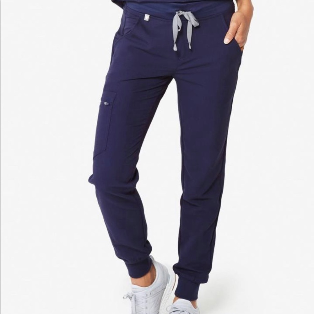 FIGS Zamora Joggers - Small Petite (Navy)